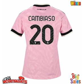 Juventus Andrea Cambiaso #20 Replica Away Stadium Shirt for Women 2026-27 Short Sleeve